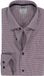 MARVELIS comfort fit overhemd - popeline - bordeauxrood met wit geruit - Strijkvrij - Boordmaat: 48 (EU maat: 3XL)