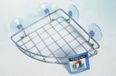 Lifetime Bath & Shower Douche rekje met zuignap chroom zilverkleurig