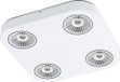 EGLO Montale - 4-lichts LED Plafondspot - Wit/Zwart