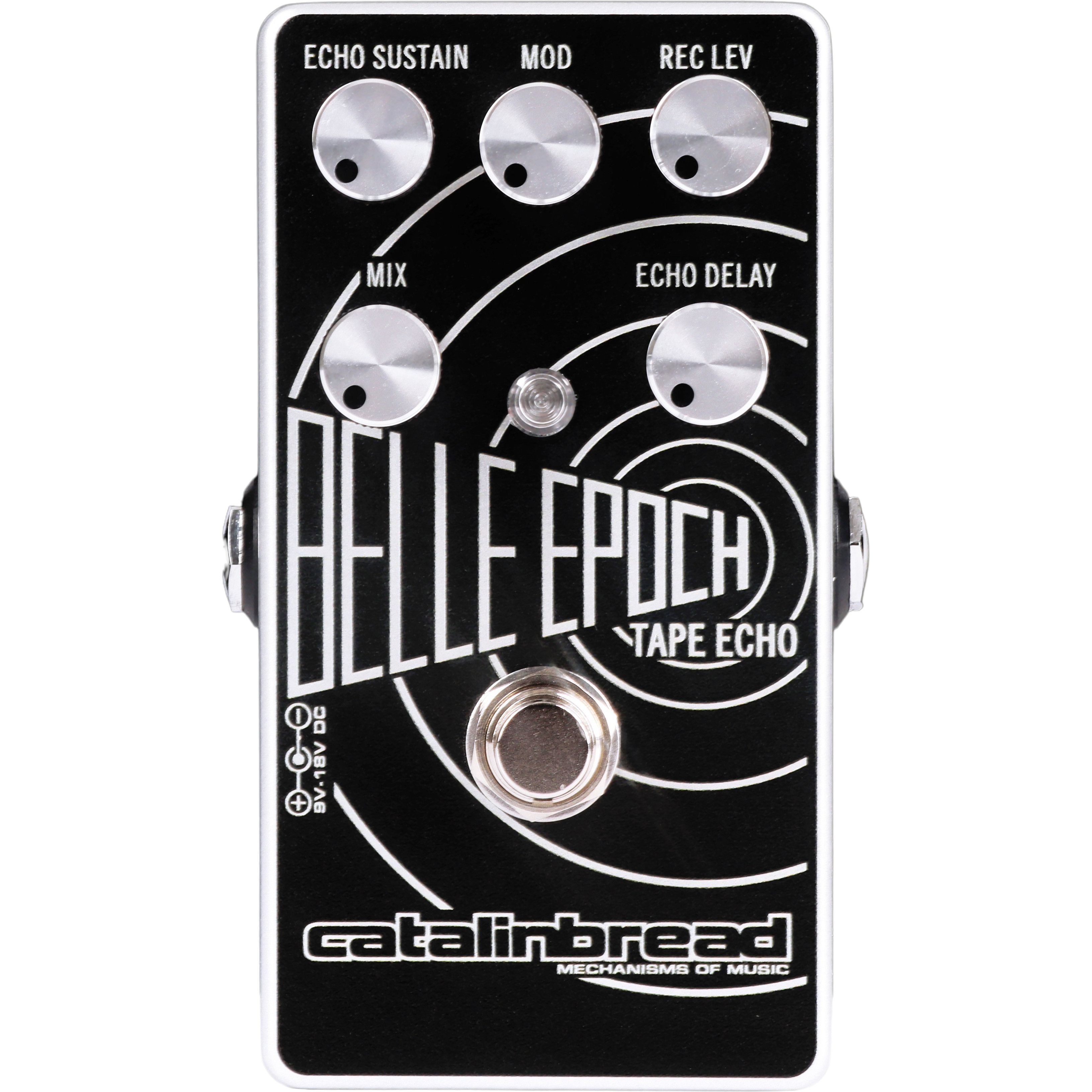 Catalinbread Belle Epoch Tape Echo - Black on Silver - 2022