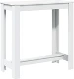 vidaXL Bartafel 102x50x103,5 cm bewerkt hout wit
