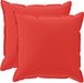 vidaXL - Kussensloop - 2 stuks - HOUTEN - Rood - 65 x 65 cm - Polyester