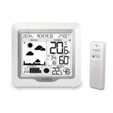La Crosse Technology WS6823WHI-SIL digitale weerstation Zilver, Wit LCD Batterij
