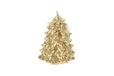 PARTENOPE Kaars champagne boom 14,5 cm
