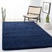 SAFAVIEH Milan Shag Collection, hoogpolig, marine, 91 x 91 cm