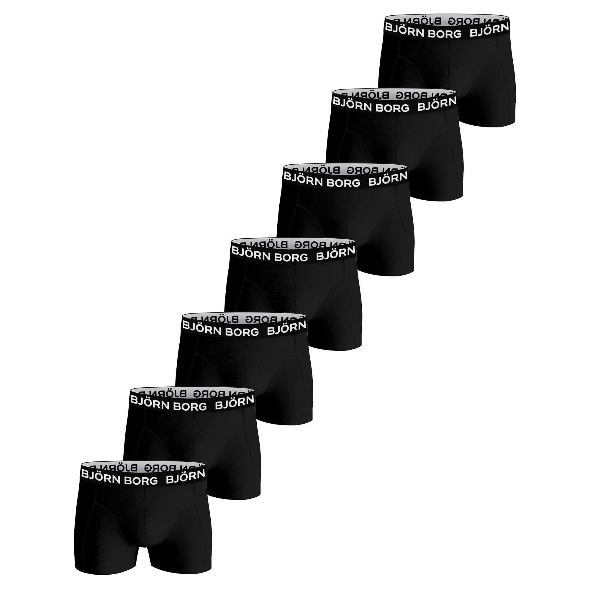 Björn Borg boxershort - set van 6 zwart