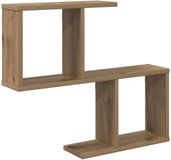 vidaXL Wandplank Artisanaal eiken 60 x 12 x 50,5 cm Bewerkt hout