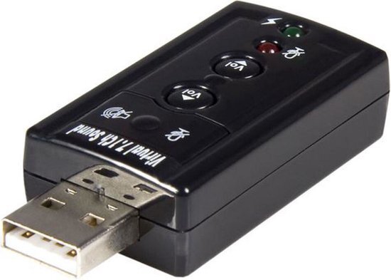 StarTech.com Virtuele 7.1 USB Stereo Audio Adapter Externe Geluidkaart