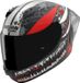 Nolan N60-6 Sport Follia 368, casque intégral, couleur: Mat Noir/Gris/Rouge/Blanc, taille: XS