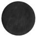 andiamo Hoogpolig tapijt zachte pool Softskin lamsvel effen kleur antraciet, 80 cm rond