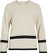 VILA - VIRIL O-NECK OVERSIZE L/S KNIT TOP- NOOS - Dames - Gebreide truien