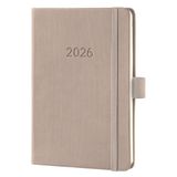 Sigel Weekagenda 2026 Conceptum A6 Taupe Hardcover