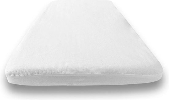 Briljant Baby Waterdichte Molton Hoeslaken - 70x140 - Wit