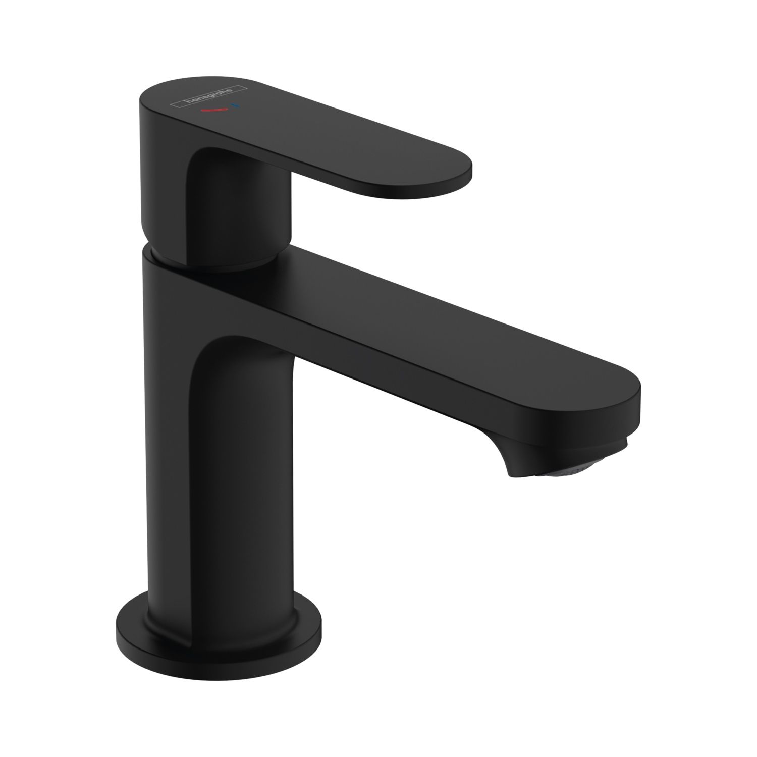 Hansgrohe Rebris S Eengreeps Wastafelmengkraan 80 CoolStart EcoSmart+ Mat Zwart