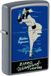 Zippo Windy Lighter, Grey Metal, Refillable, Special Edition with Free Cellphone Holder