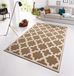 Zala Living Design vloerkleed Noble - taupe/crème 140x200 cm