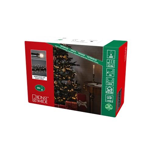 KONSTSMIDE 3877-100 Lichterketten-System - 600 warmwitte LEDs - Buiten