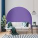 Ambiance Sticker Bed Hoofdeinde Sticker Boog Muurstickers | Groot Behang Halve Cirkel voor Woonkamer en Slaapkamer Decoratie | L 200 x H150 cm - Lavendel