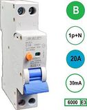 Enzo SEP Aardlekautomaat 20A B kar 30mA 2P - 4518100