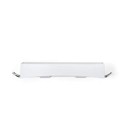 Compactor Draaibaar doucheplateau - wit - kunststof - 35,6 x 10,2 x 6,3 cm - RAN9651