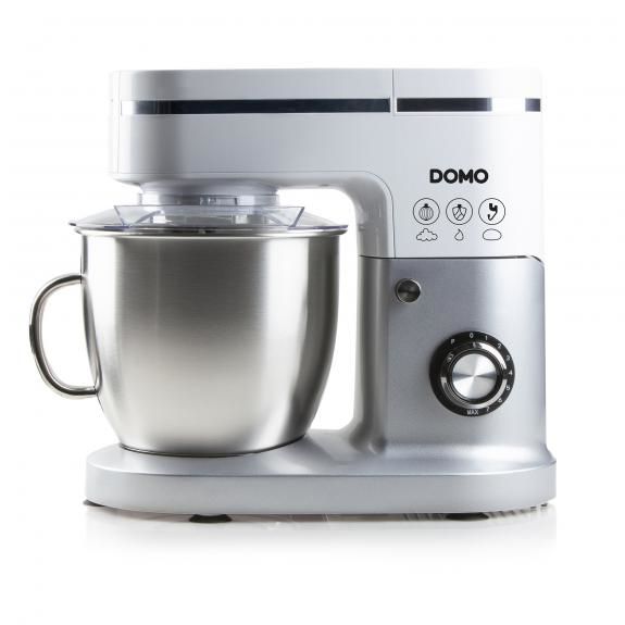 Domo DO9231KR - Stand Mixer - 1200W - 6L - Stainless Steel/White