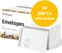Infowerk Enveloppen met venster, DIN C4, onbedrukt, 50 stuks