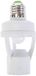 Electraline 58309, fitting (E27-fitting) met schemer- en bewegingssensor, wit