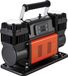 Compresseur pour usage intensif avec double cylindre, 300 litres par minute, gonfleur de pneus portable avec arrêt automatique, 12V, 150 PSI, convient à une utilisation tout-terrain, avec écran LCD et adaptateurs pour voitures, SUV, véhicules 4x4 et camping-cars