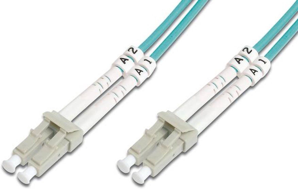 Digitus LC OM4 - 2m - LC-LC - Turkoois - Glasvezel kabel