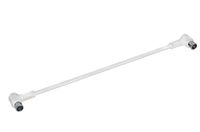Axing SAK04102 F-Quickfix patchkabel 40 cm coaxkabel met F-hoekstekker wit