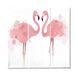 Homemania Afbeelding flamingo, 3-delig, dieren, woonkamer, kinderkamer, meerkleurig, 69 x 3 x 50 cm, HM203PKNV-287, polyester, hout