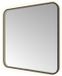 Hotbath &More Mirrors Soft Square LED Miroir de salle de bain - Rectangulaire - 80 x 80 cm - Noir brossé Pvd