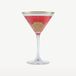 Pasabahce Timeless Martiniglazen 23 cl / 230 ml Gouden Rand | Set van 4 Stuks | Cocktailglazen voor Martini en Espresso Martini | Vaatwasserbestendig