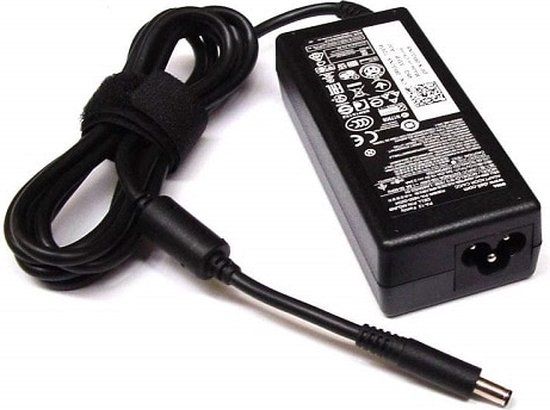Dell 65W AC Adapter for Laptop - 3 Pin - Black