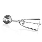 Wenco ijsportioneer/ijslepel met kogel-uitworpfunctie, roestvrij staal, ijskogel-Ø: 5 cm, zilver, 512671