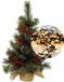 Everlands Kaemingk B.V. Mini kerstboom 45 cm - met decoratie en verlichting warm wit 300cm - 40 leds