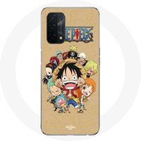 Maniacase Case voor Oppo A74 One Piece Manga Equipage van de Strohoed
