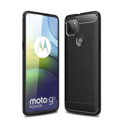 qMust Motorola Moto G9 Power Rugged TPU Case - Zwart