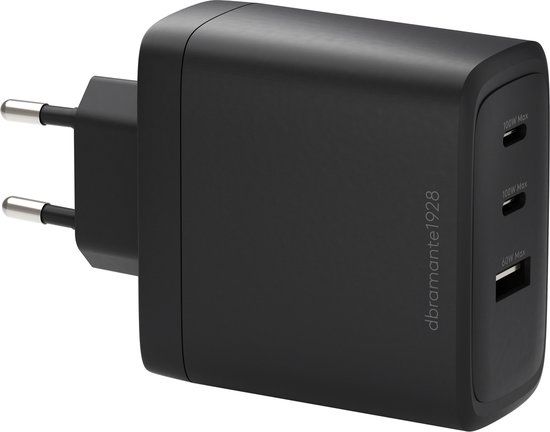dbramante1928 CI10EUBL7230 oplader voor mobiele apparatuur Laptop, Smartphone, Tablet Zwart AC Snel opladen Binnen