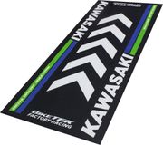 BikeTek Garagemat Kawasaki - Motorfiets - Beschermende mat - Kawasaki logo - Motor gadget