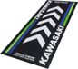 BikeTek Garagemat Kawasaki - Motorfiets - Beschermende mat - Kawasaki logo - Motor gadget