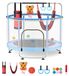Trampoline enfant 1,5 mètre - Bleu