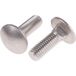 Boulon acier inoxydable, brut, M10 x 30mm (prix pour sachet de 25)