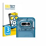 BROTECT Screenprotector 3 Stuks voor Nothing Phone (4a) (ALLEEN Camera Lens) Beschermglas transparant