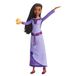 Mattel Disney Wish zingende Asha van Rosas modepop en sterrenfiguur, beweegbaar met afneembare kleding, zingt lieduitsparing uit de film in het Duits HVX68