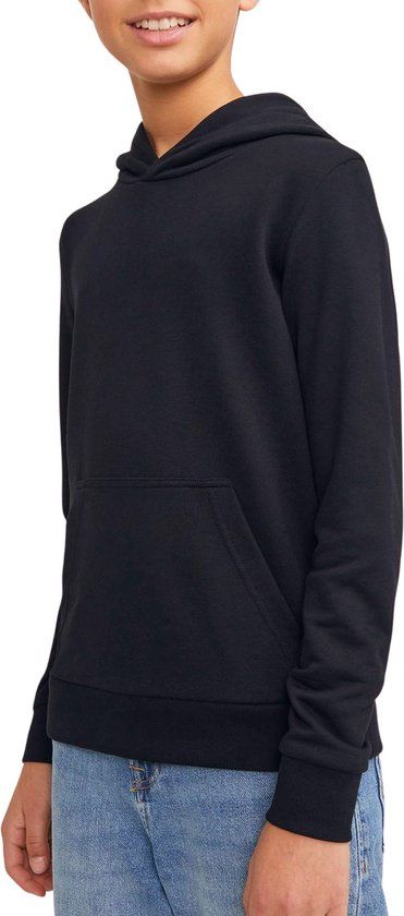 JACK & JONES JUNIOR JJEBRADLEY Sweat Hoodie - Black - Size 152