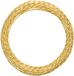 Vaessen Creative Aluminium Draad - Diamond cut - 2mm - 30m - Goud