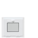 vidaXL - Kantel - kelderraam - RISOR - 45 - x - 40 - cm - PVC - en - helder - vlakglas