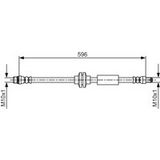 Bosch Flexible de Frein 1 987 481 708