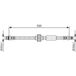 Bosch Flexible de Frein 1 987 481 708